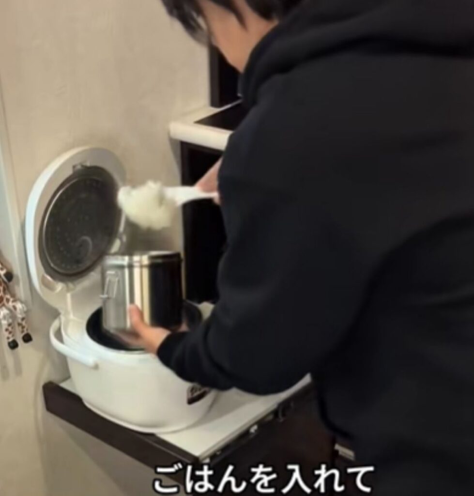 最後のお弁当作り⑤（＠yagi1119さんより提供）