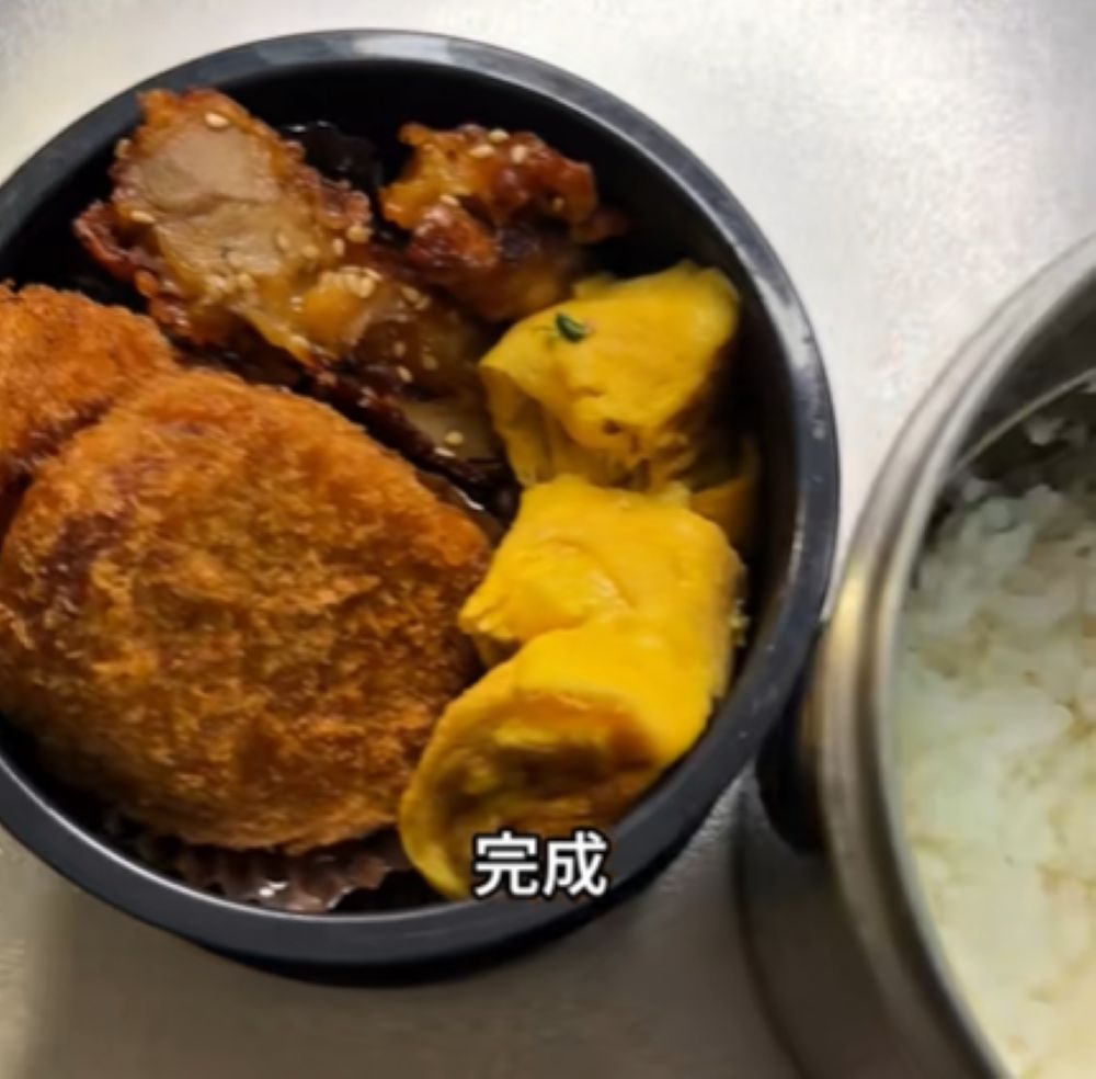 最後のお弁当作り⑥（＠yagi1119さんより提供）