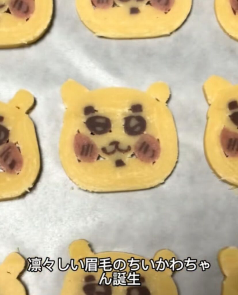 キャラクタークッキー作り③（＠saku2blossom7さんより提供）