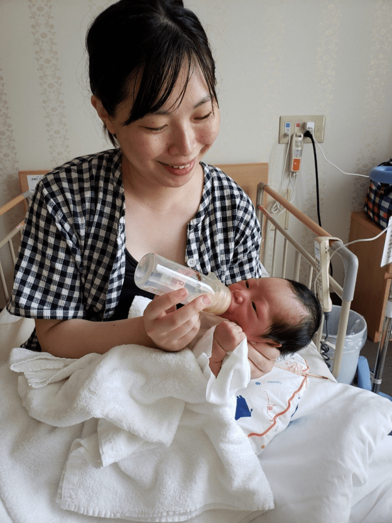 産後（＠mogu_puku.tさんより提供）