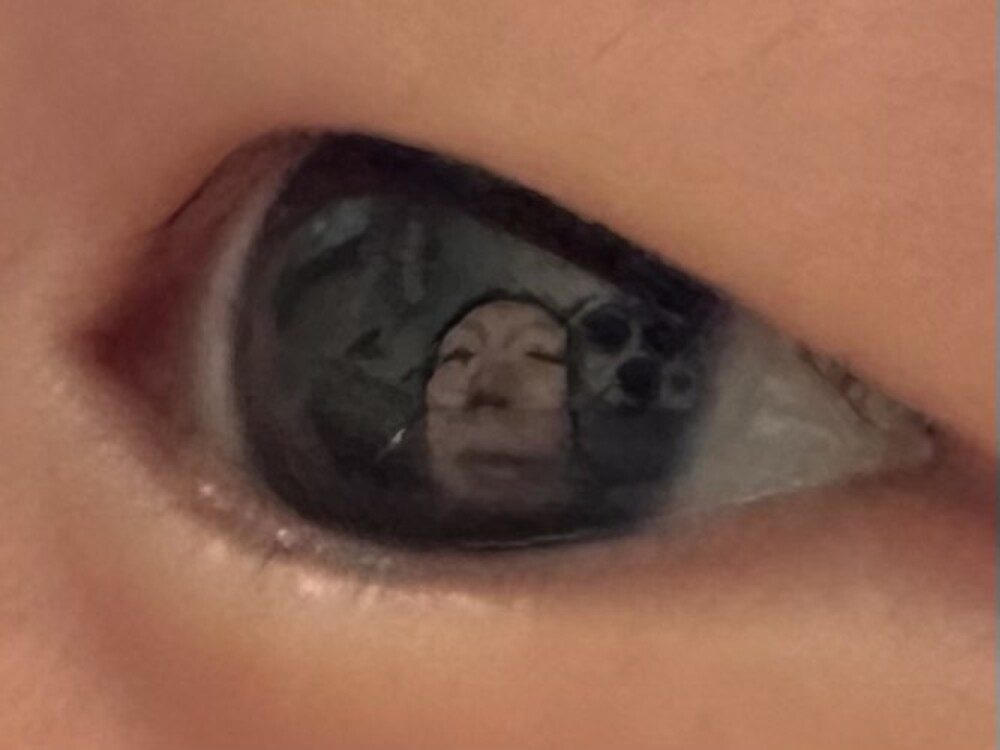 息子さんの瞳に映る母の姿②（@mari.nakajima0423さんより提供）