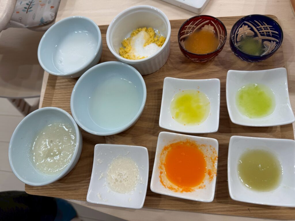 初期（生後5～6ヶ月頃）の離乳食①（＠tmm_mm2690さんより提供）