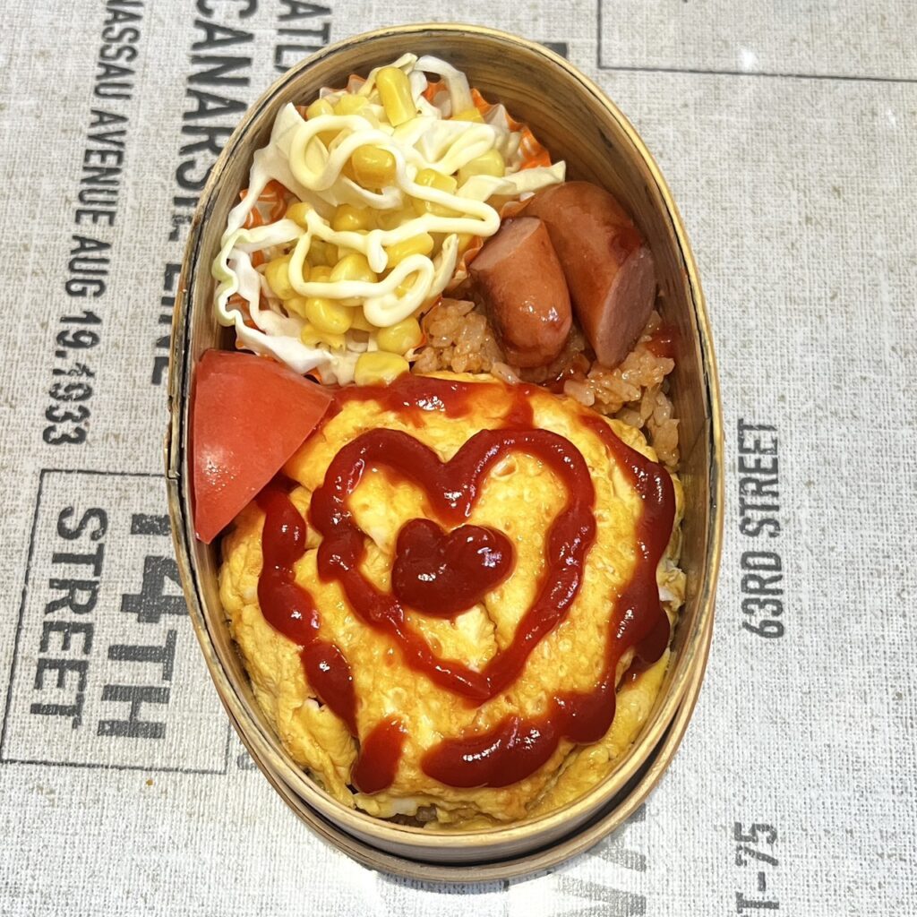 娘さんがママさんのために作ったお弁当③（＠sana_remakeさんより提供）