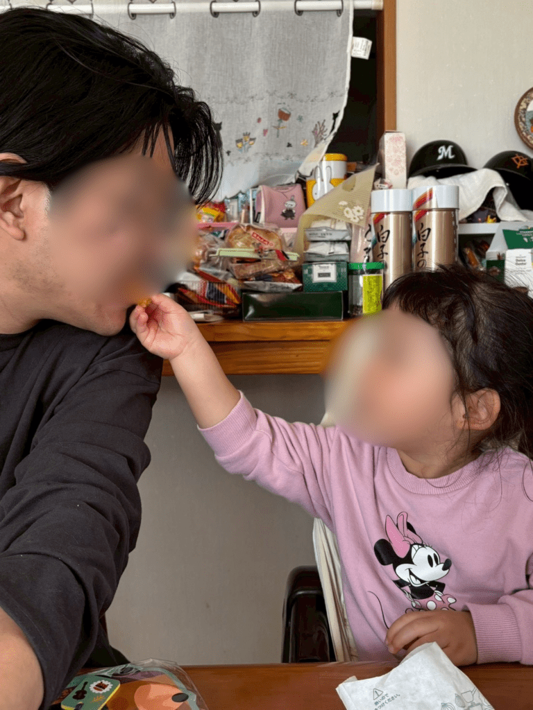 【実際の写真】　妻が見た光景