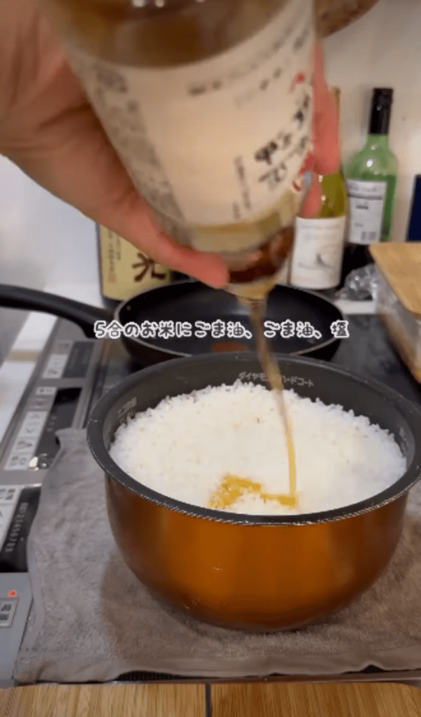 キンパ作り⑥（＠ma_ko_miさんより提供）