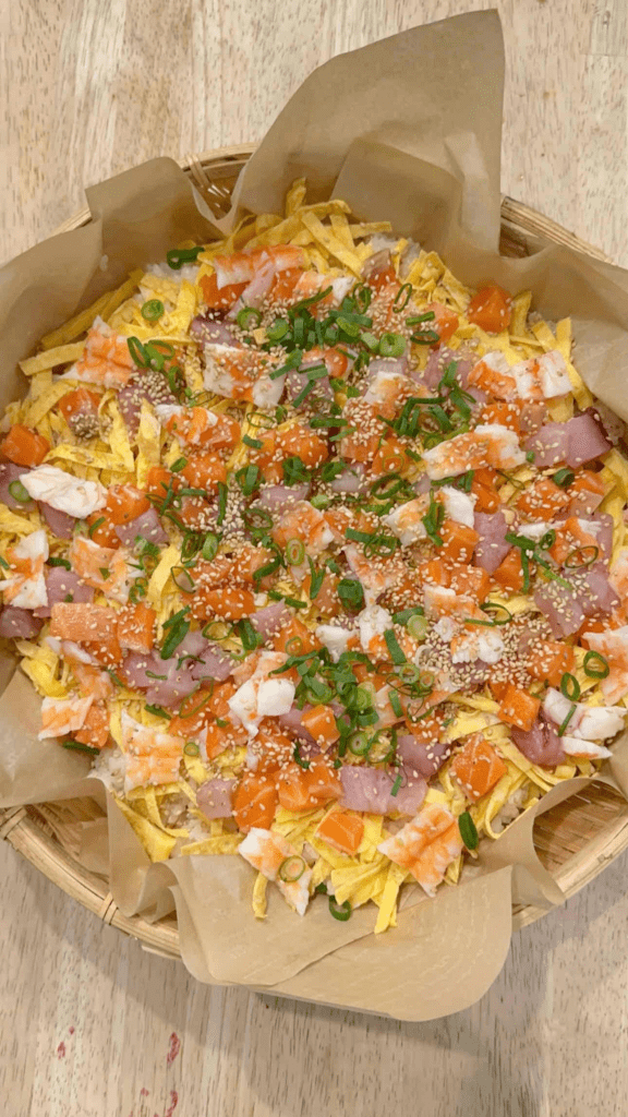 ちらし寿司（＠ma_ko_miさんより提供）