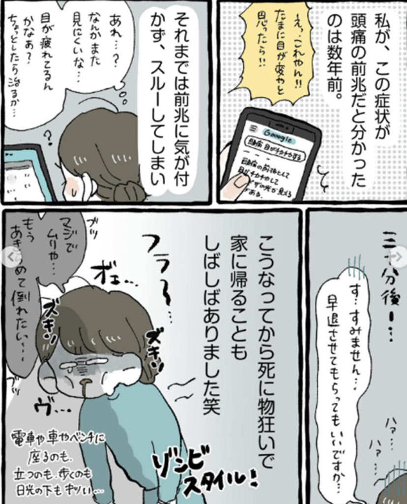 閃輝暗点とは⑤（＠dndn.mushiさんより提供）