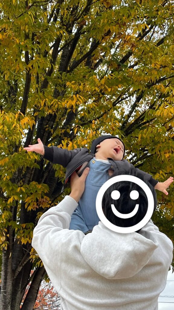 【実際の写真】　妻が見た光景