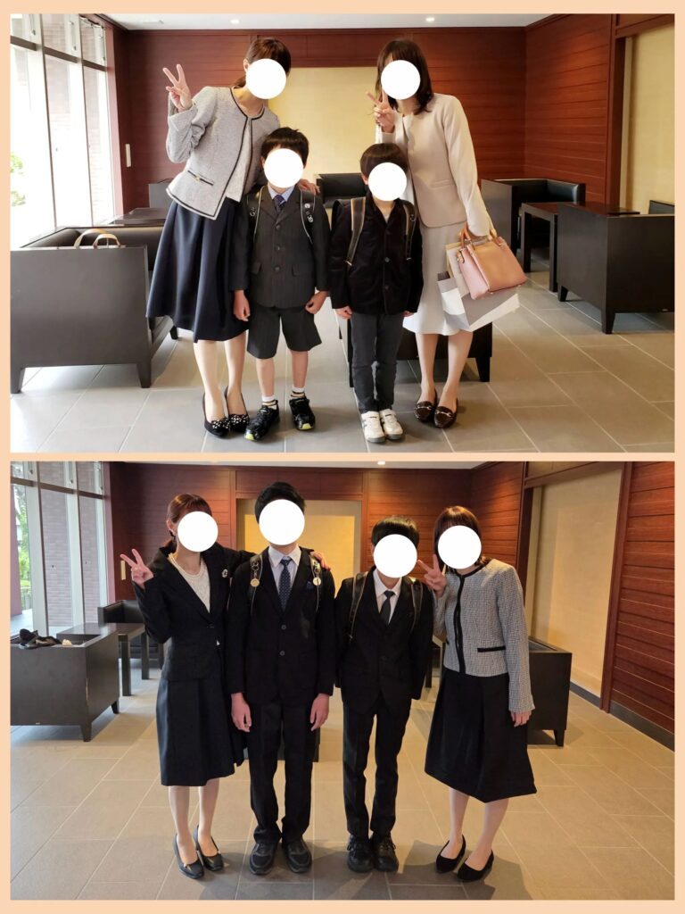 小学校の入学式と卒業式（＠sakura.10135.nさんより提供）
