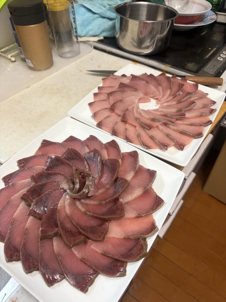 半額で買ったブリ①（＠daiso_craft_manさんより提供）