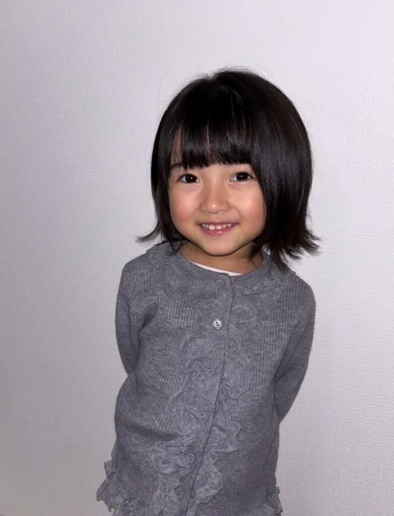 髪を切った娘さん①（＠n_yu.1227さんより提供）