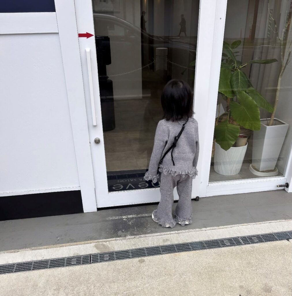 髪を切った娘さん②（＠n_yu.1227さんより提供）