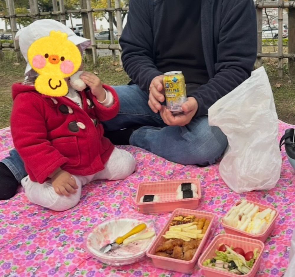 お花見の様子（＠ru2.222222さんより提供）