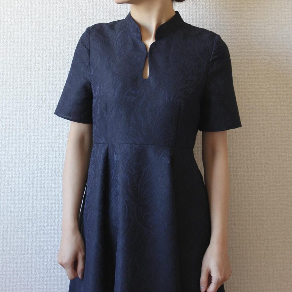 奥さんのために仕立てたワンピース②（＠ma_ku_saさんより提供）