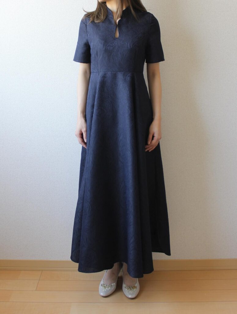 奥さんのために仕立てたワンピース③（＠ma_ku_saさんより提供）
