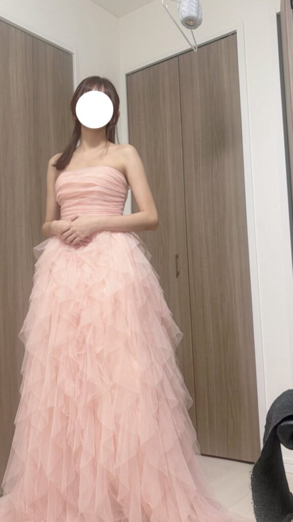 5000円で買ったドレス（@miitara37さんより提供）