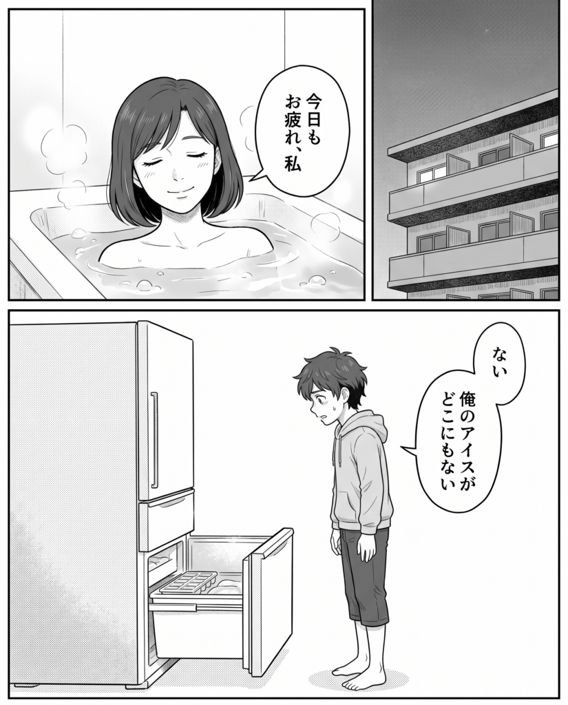 【実際のイラスト複数枚】　母が見たまさかの光景