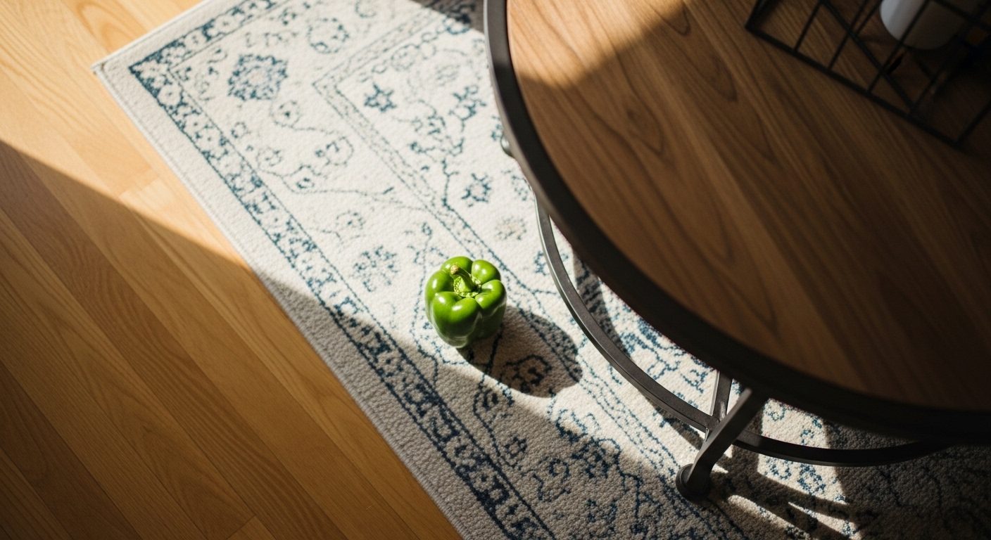 床に落ちているピーマンに違和感。拾ってみた結果…まさかの正体に「油断できないですねw」「信じられない」