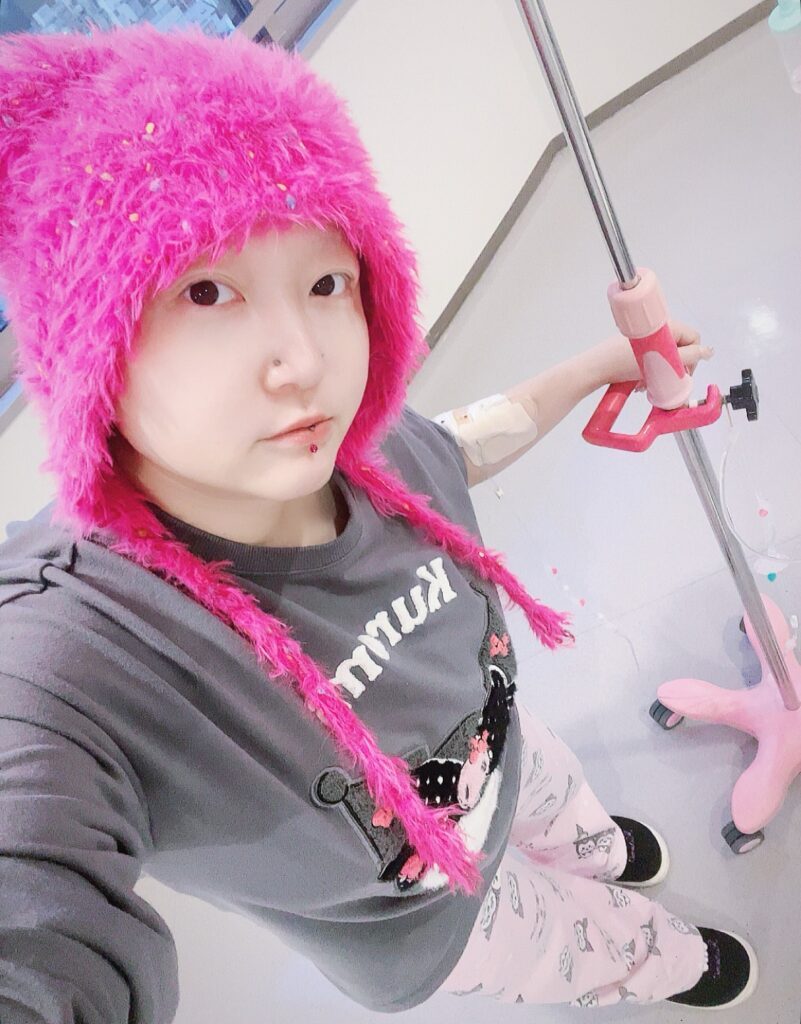 入院中②（Mi-Yuさんより提供）