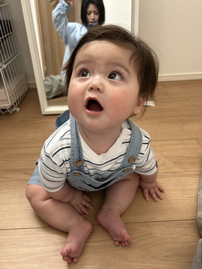 普段の息子さん⑤（＠arumgram73さんより提供）