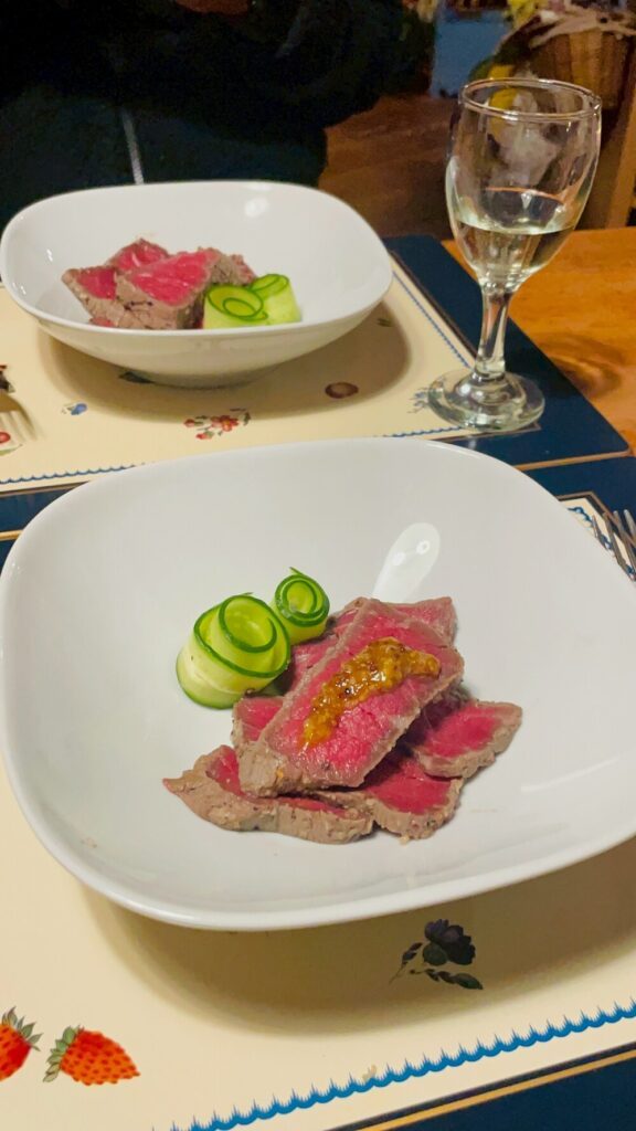 息子さん特製ローストビーフ（@makiforkidsさんより提供）
