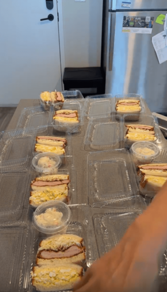 お弁当作りの様子⑦（＠324_schenkさんより提供）