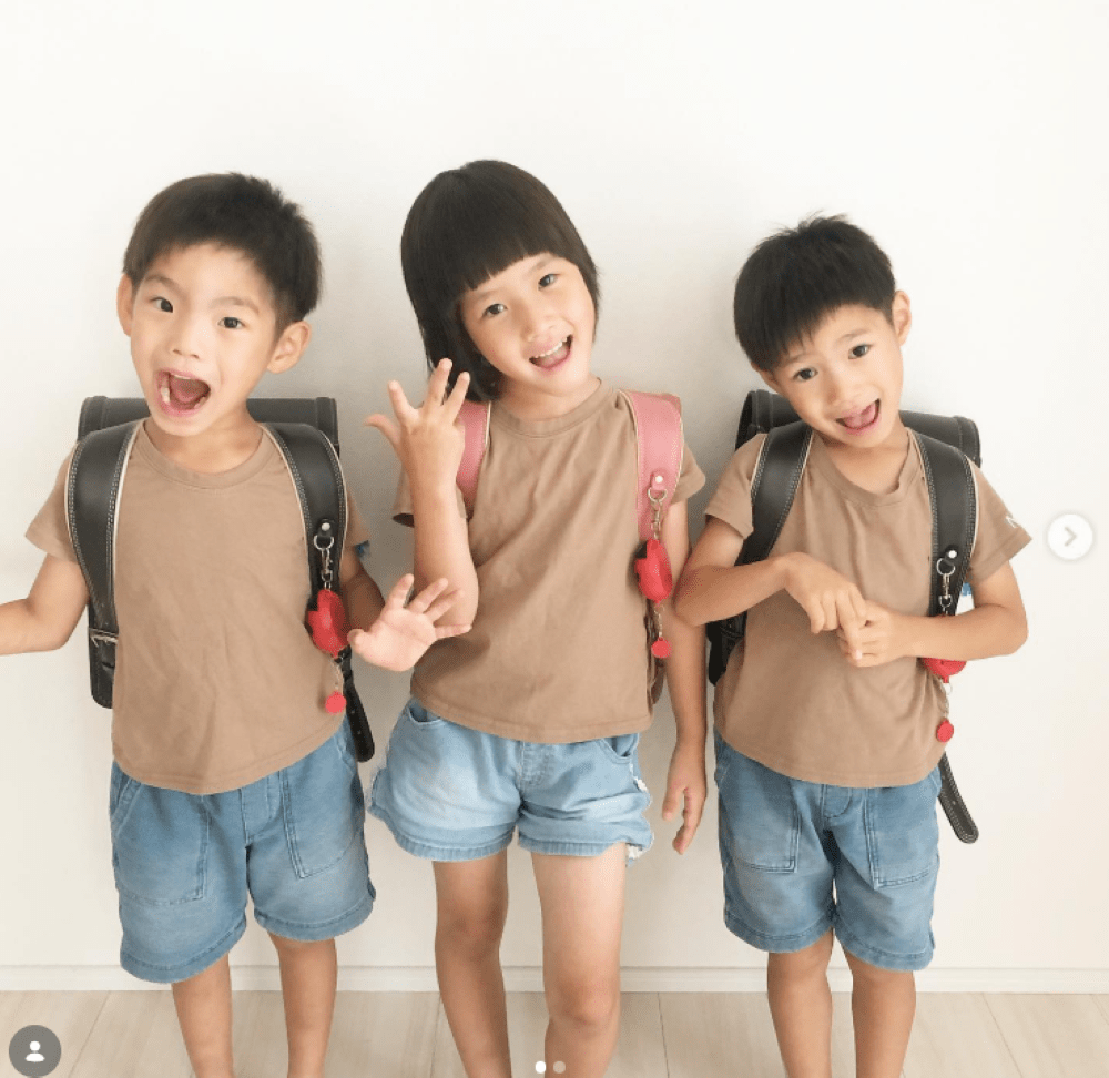 三つ子コーデ（＠kaotan_8さんより提供）