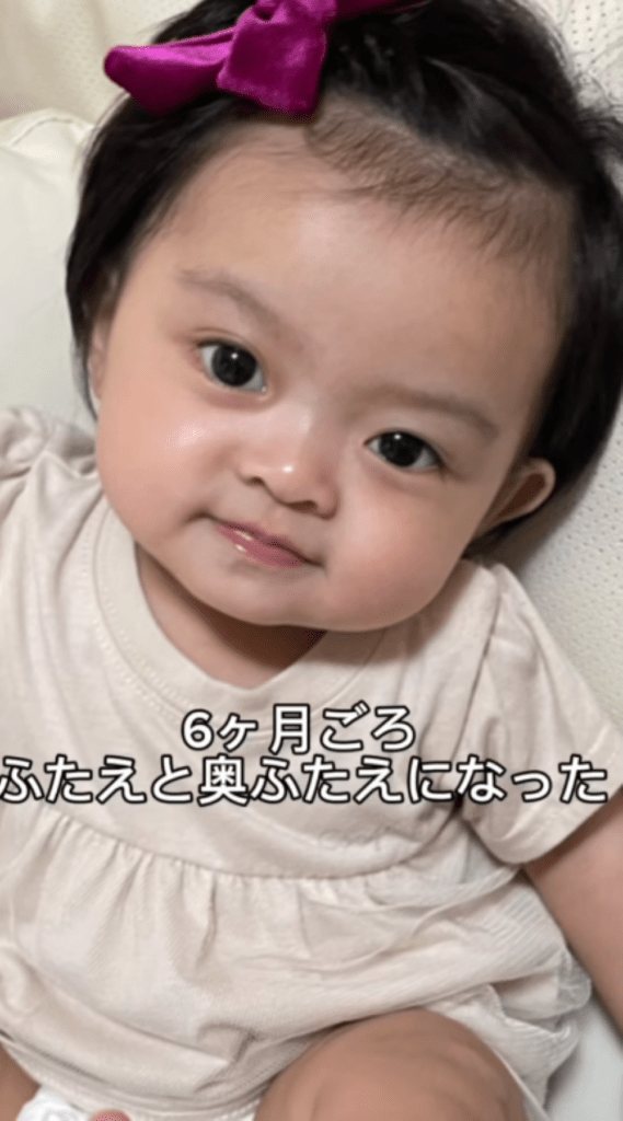 長女ちゃんの成長②（＠okarun118さんより提供）