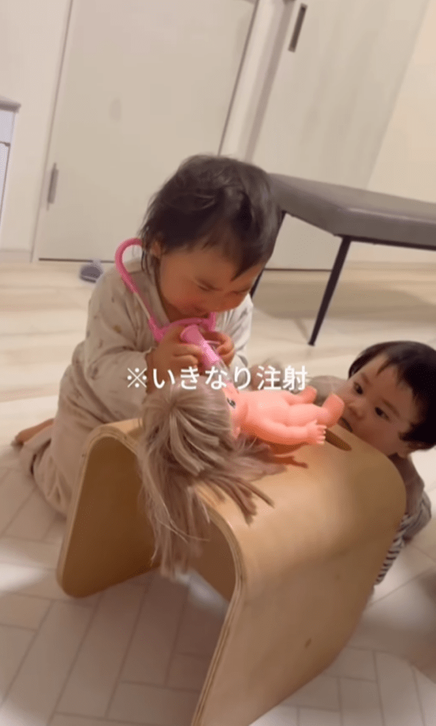 レスキュー隊ごっこ⑬（＠rioland.0421さんより提供）