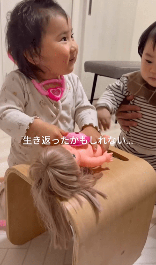 レスキュー隊ごっこ⑮（＠rioland.0421さんより提供）