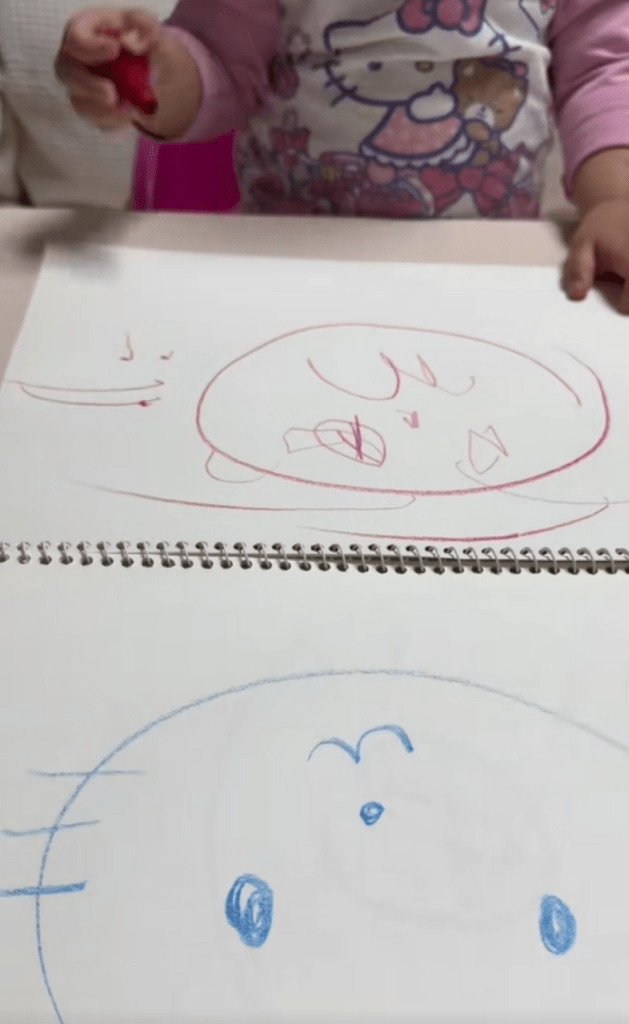 猫を描く様子②（＠easyah2024さんより提供）