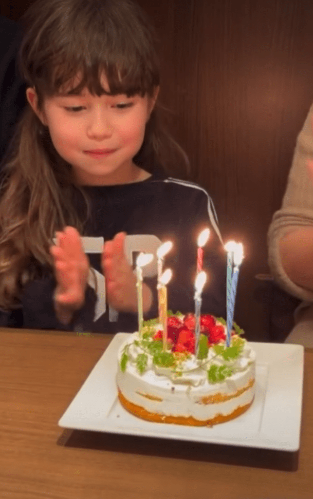 7歳の誕生日①（＠julia.m_0107さんより提供）