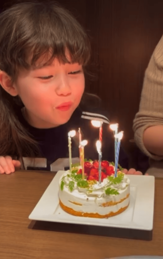 7歳の誕生日②（＠julia.m_0107さんより提供）
