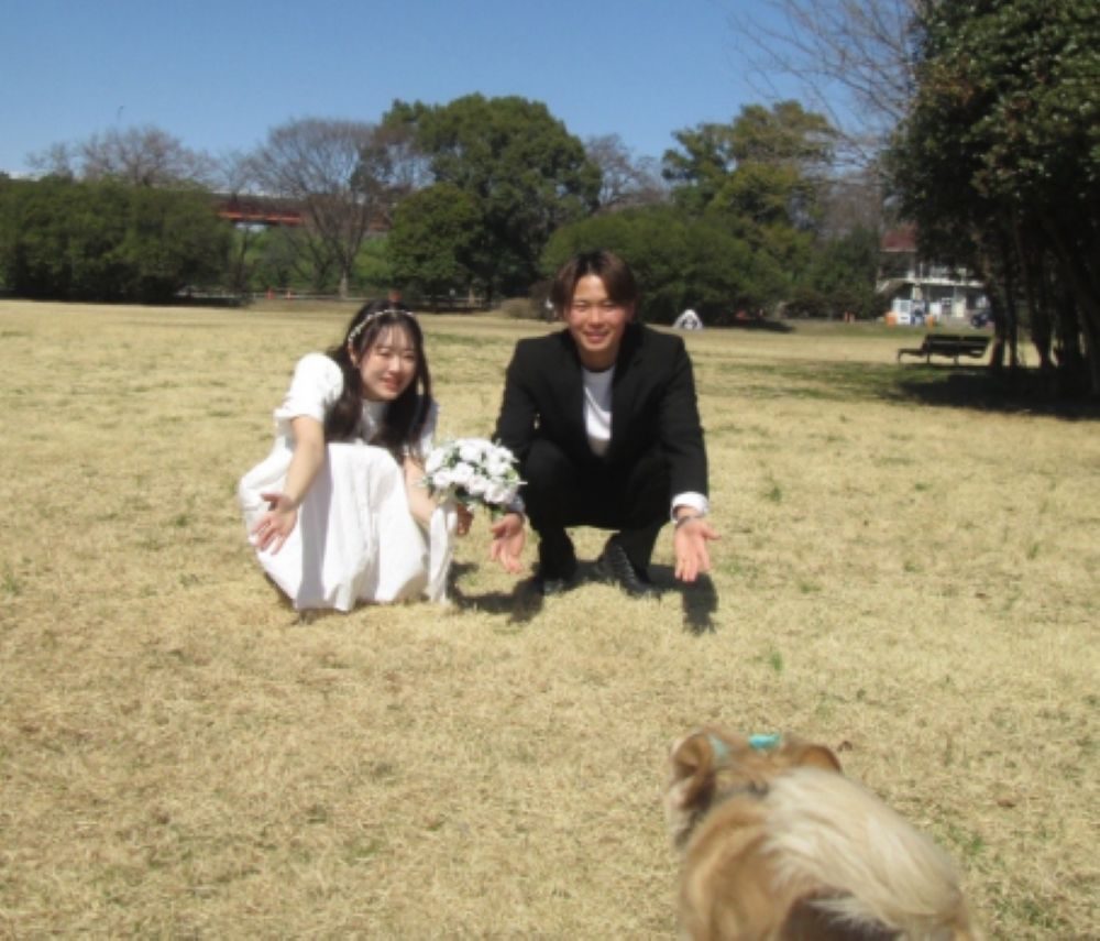 結婚フォト③（＠iroooooooooohaさんより提供）