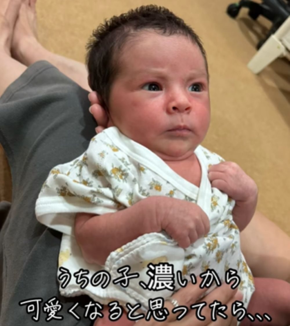 「市原隼人さんに似ている」顔がはっきりしていると言われていた赤ちゃん　→1年半後…“まさかの姿”に「目ヂカラすごい！」「かわいい」「いや濃い」