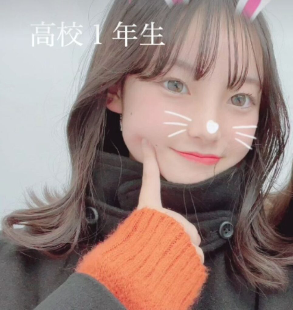 高校1年生の頃（＠mi_kango_さんより提供）