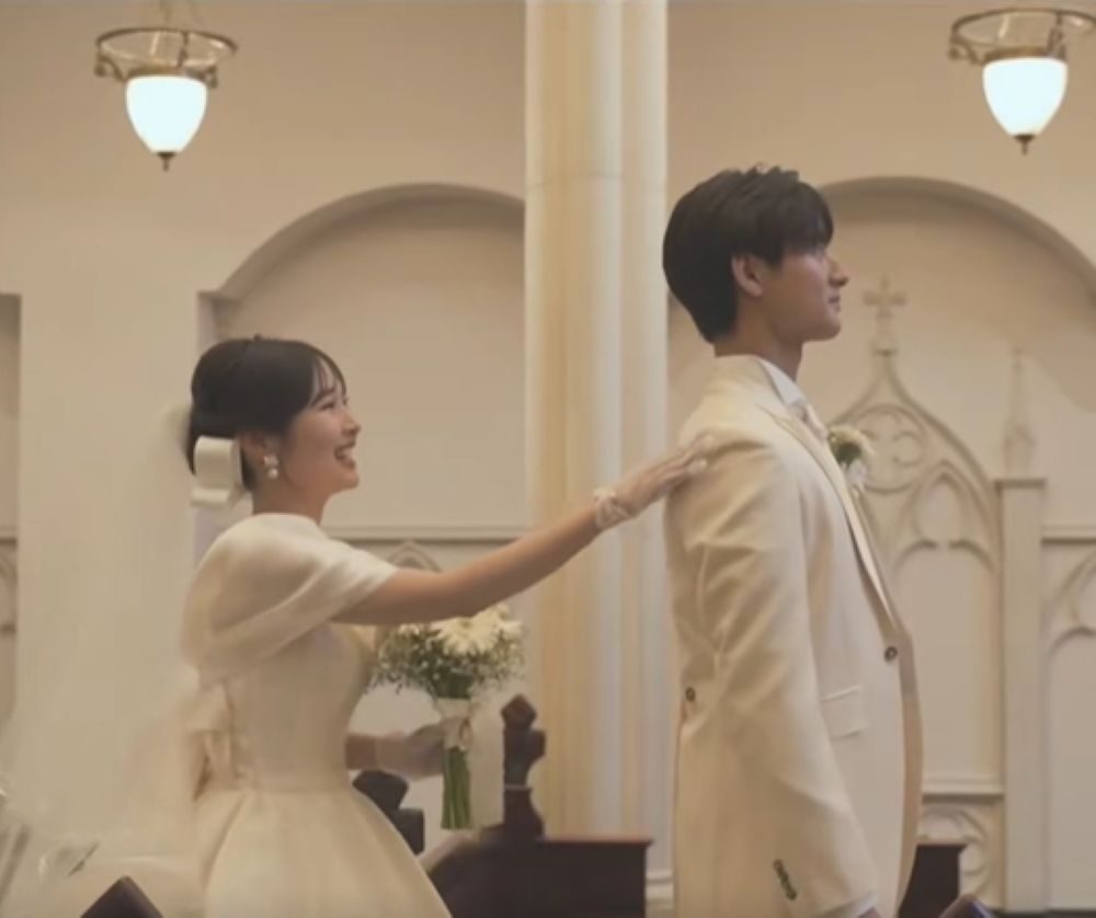 結婚式のエンドロール①（＠mayu.jiguminaさんより提供）