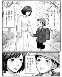 登校中…小1息子「学校行きたくない」→しかし、直後…まさかの救世主に「頼もしい」「なんと優しいんだ…」
