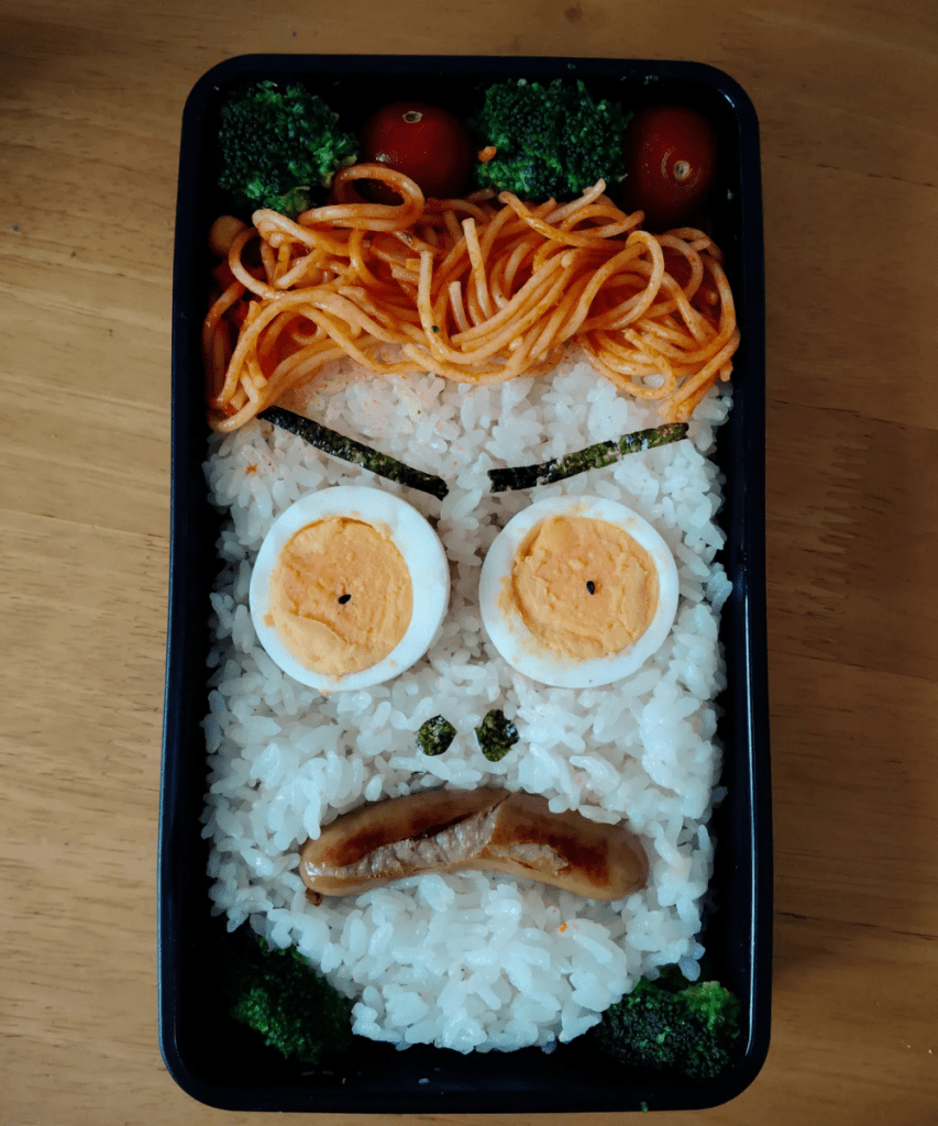 怒りの気持ちを伝えたお弁当（＠h.109.yz.mika.lv_nさんより提供）