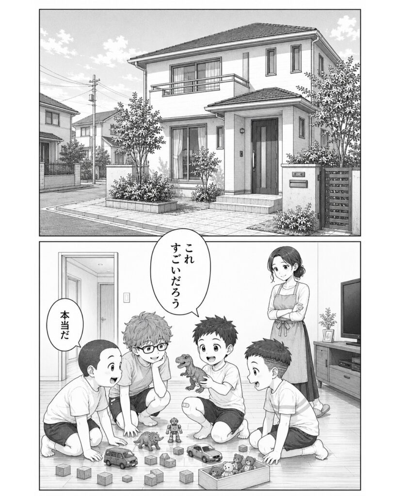 【漫画】　　母が見た光景