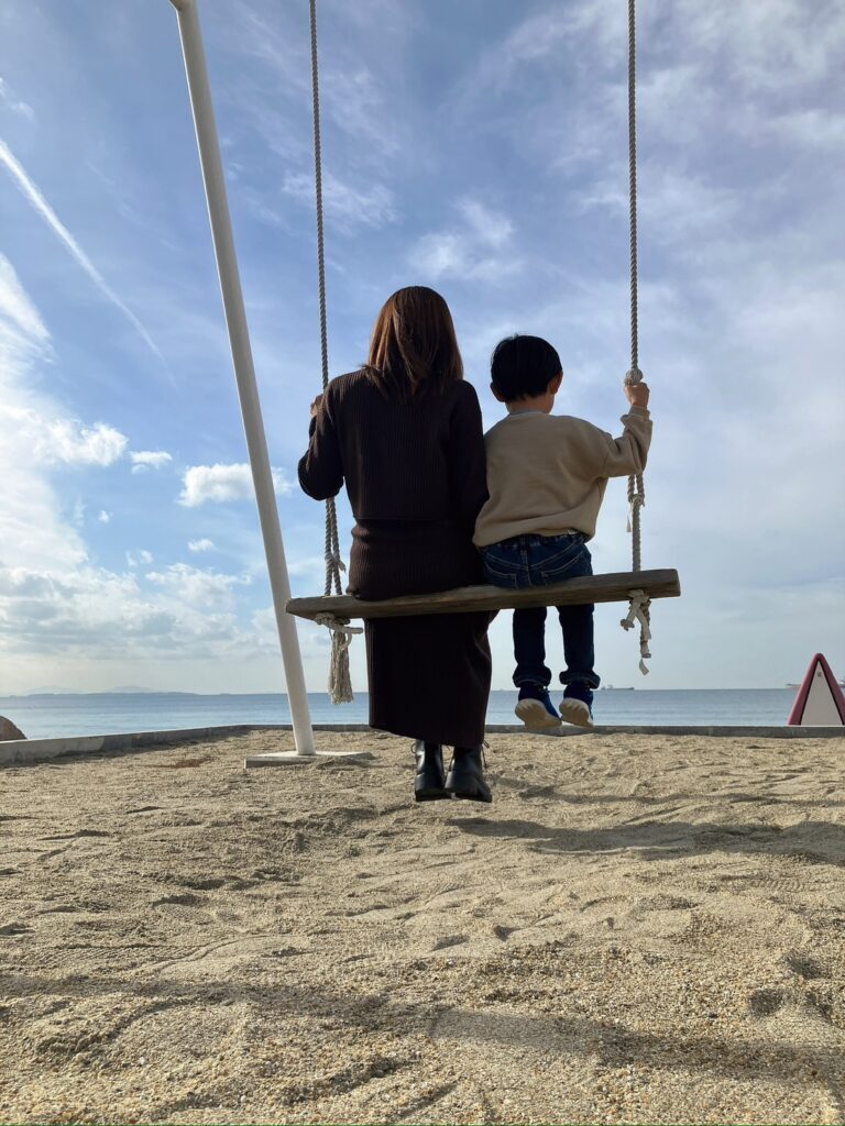 息子さんと②（＠an.doreraさんより提供）