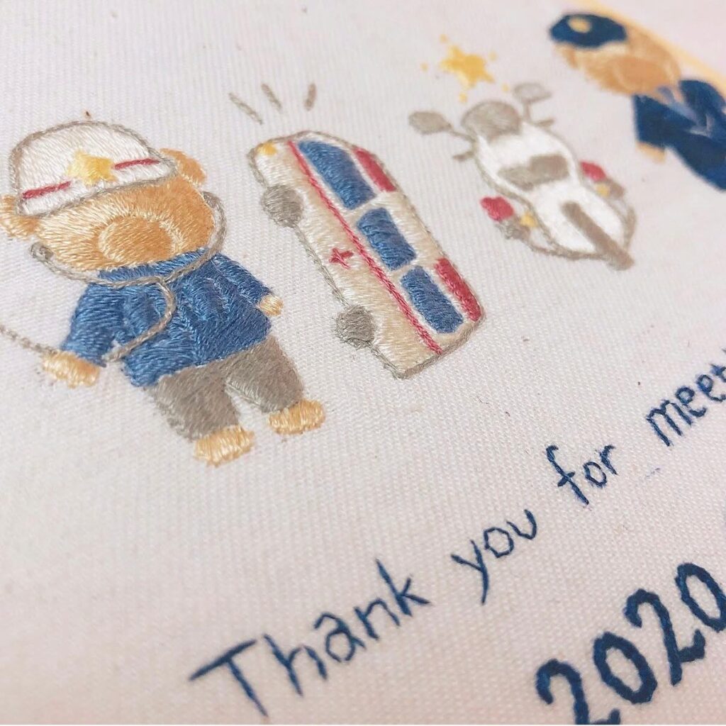 刺繍作品③（＠sishuu__sukiさんより提供）