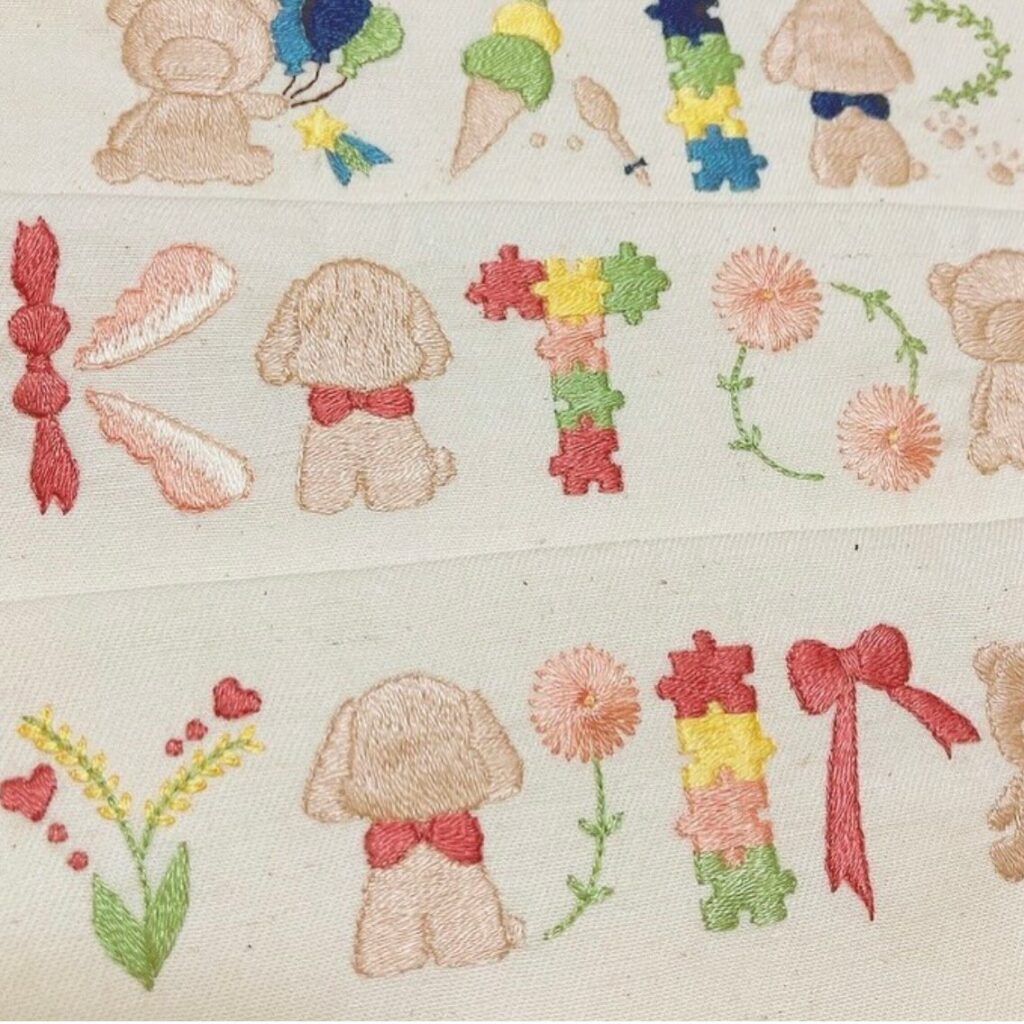 刺繍作品④（＠sishuu__sukiさんより提供）