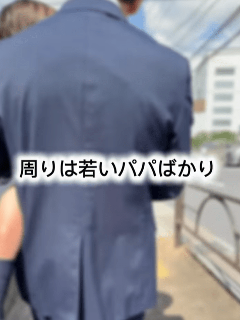 【実際の写真】　入園式の様子