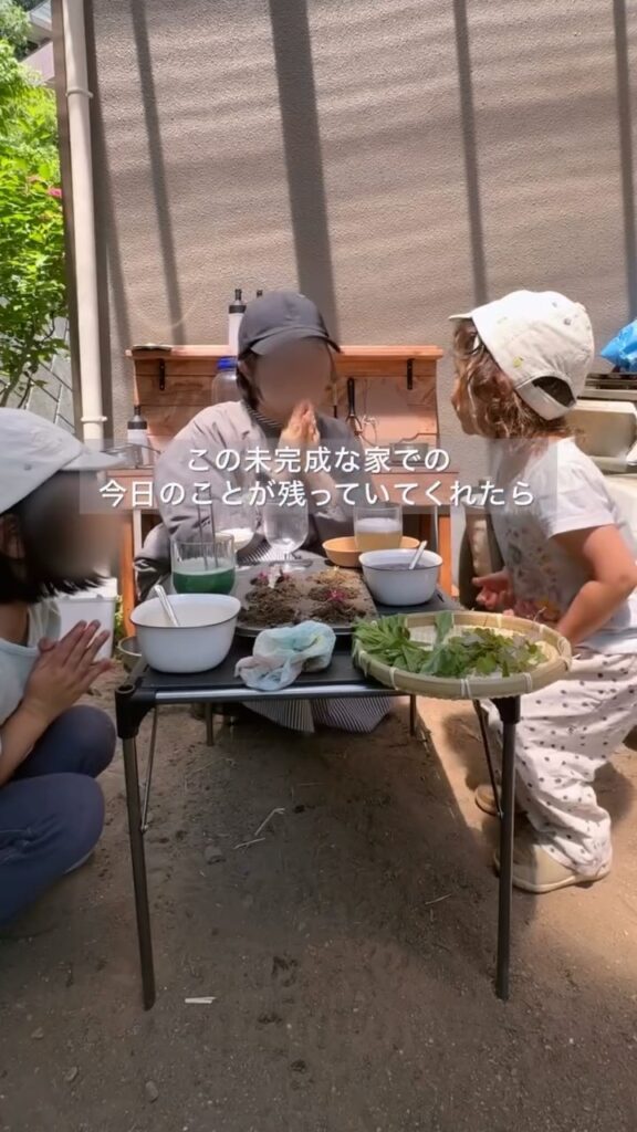マッドキッチンで遊ぶ娘さんたち⑦（＠homita_no_ouchiさんより提供）