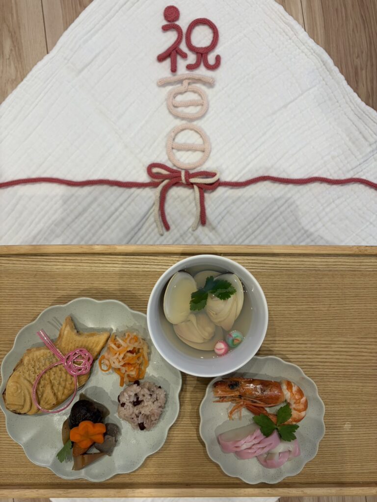 100日のお祝い膳②（@m_tokiiさんより提供）