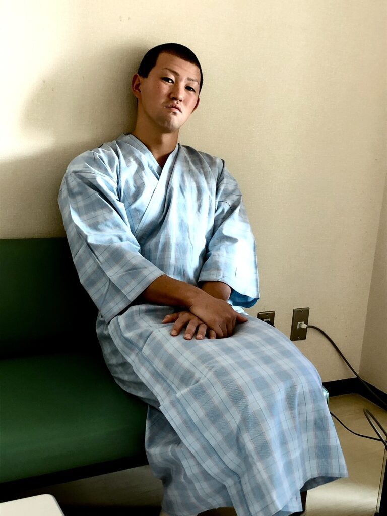 入院中①（笹原功貴さんより提供）
