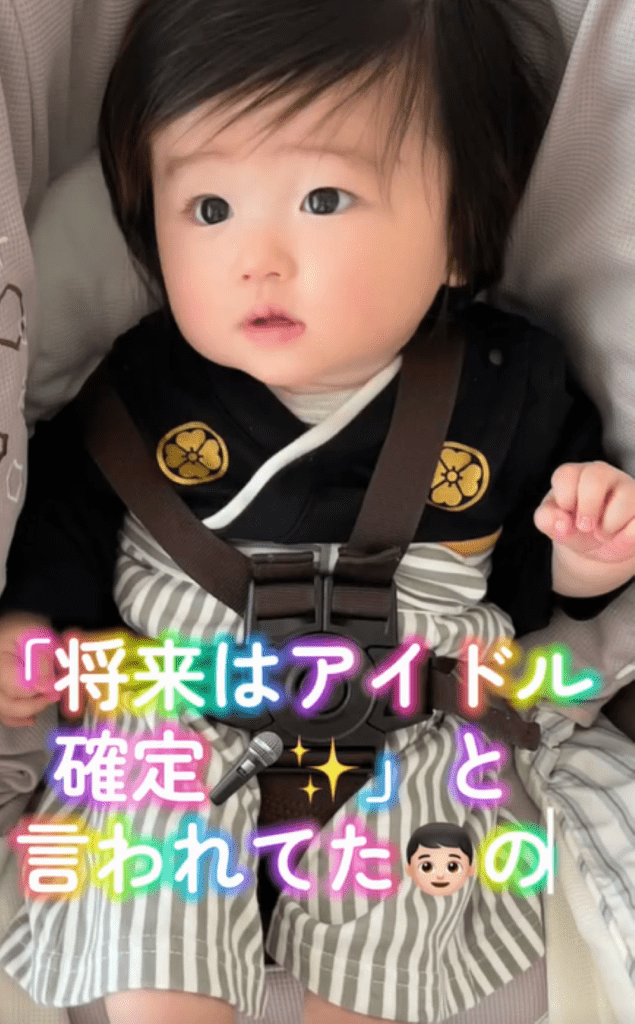 1～2歳頃①（＠cutebabytokerさんより提供）