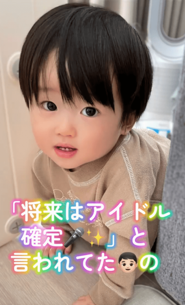 1～2歳頃②（＠cutebabytokerさんより提供）