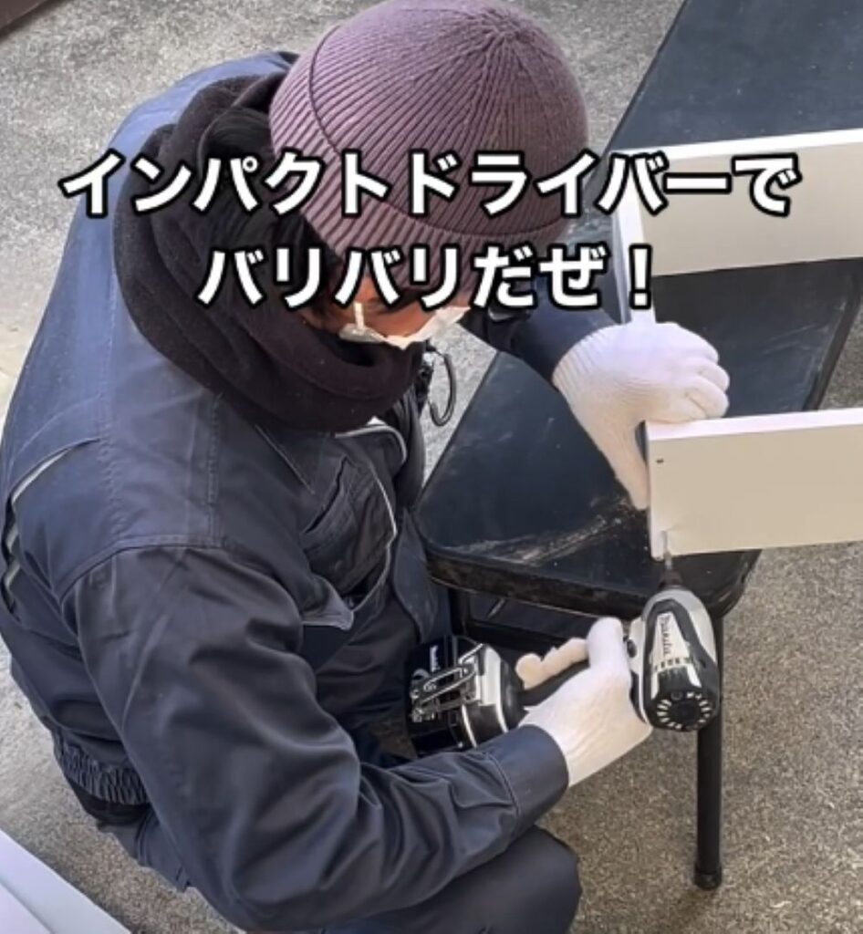 洗面所の収納棚のDIY⑥（＠k.s_nitijoukameramanさんより提供）